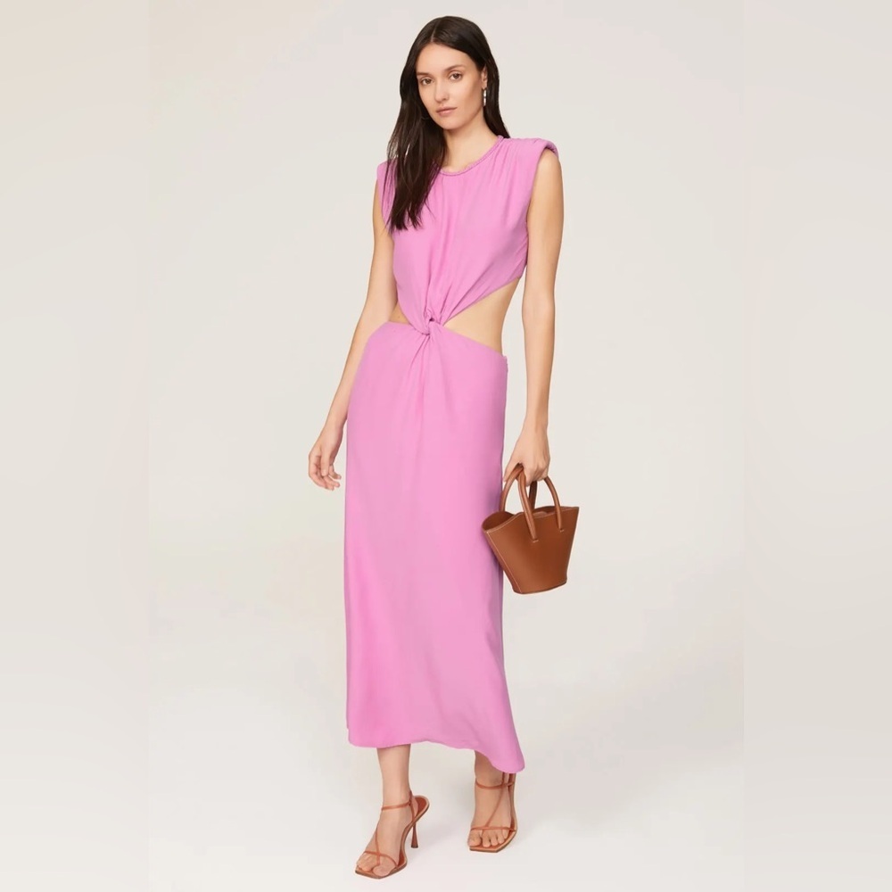 Scotch and Soda Draped Mini Dress Pink 38